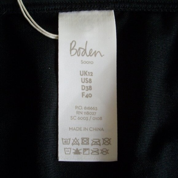 NWT Boden Black Swim Bikini 👙 Bottom - Picture 5 of 8